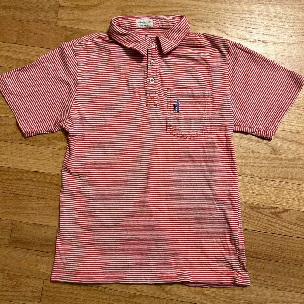 Johnnie-o polo shirt sz 10 - Picture 3 of 5